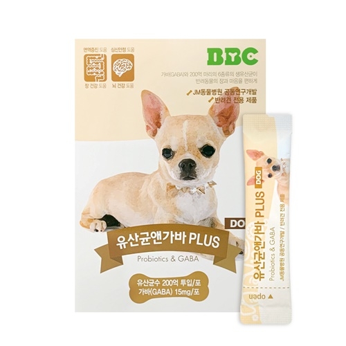 [BBC] 강아지 유산균앤 가바 장 영양제 프로바이오틱스 2g*30포(업체별도 무료배송)