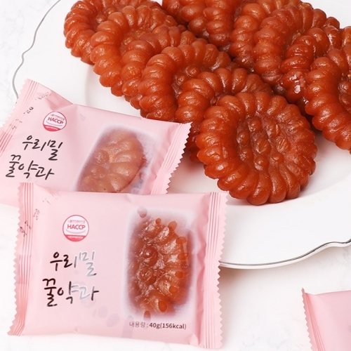 우리밀 꿀약과 40g X 40개 (벌크포장) (업체별도 무료배송)