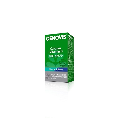 [CENOVIS] 세노비스 칼슘, 비타민D (총 60캡슐 / 109.1g) (업체별도 무료배송)
