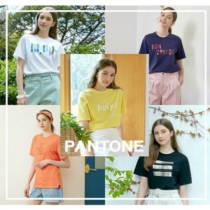 [홈쇼핑상품] [팬톤] 여성 썸머 그래픽 티셔츠 5종 택1 (업체별도 무료배송)