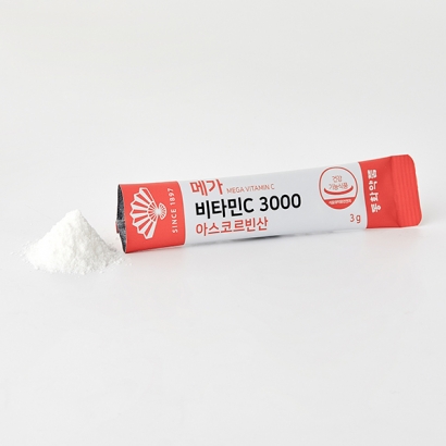 [동화약품] 메가 비타민C 3000 아스코르빈산 270g*90포 X 1박스 (업체별도 무료배송)