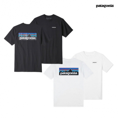 [한정특가] [파타고니아] 남녀공용 로고 반팔 티셔츠 P-6 2종 택1 (업체별도 무료배송)
