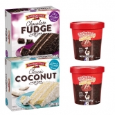 팜페퍼리지 케이크 555g*2개(초콜릿+코코넛)+미국핫브랜드 블랙핑* 초코 아이스크림 473ml*2개 (업체별도 무료배송)