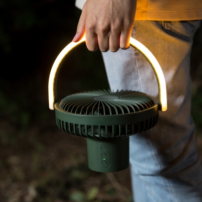 [크루카] 모기벌레퇴치 캠핑용 LED 선풍기 (삼각대포함) BFN701 (업체별도 무료배송)