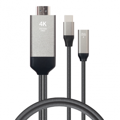 [SMARTEK] 충전식 C to HDMI  미러링 케이블 ST-MC200 (업체별도 무료배송)