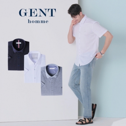 [홈쇼핑상품] [젠트옴므] 여름 캐주얼 기능성 셔츠 3종 세트 (업체별도 무료배송)