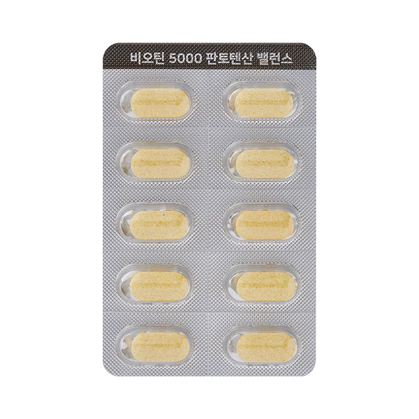 [동화약품] 비오틴 5000 판토텐산 밸런스 1000 mg*60정 X 1박스 (업체별도 무료배송)