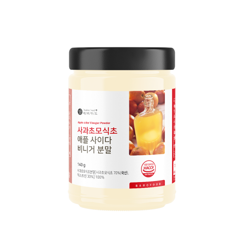 [바로푸드] 사과초모식초 포스트바이오틱스 애플사이다비니거 분말 140g (업체별도 무료배송)