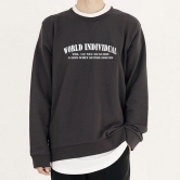 [지스캇] 남여공용 월드 01 프린트 맨투맨 티셔츠 (업체별도 무료배송)