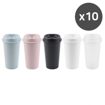 [맥스] 국내생산 BPA FREE 향균 리유저블 텀블러 5종세트 (10개단위 구매가능) (업체별도 무료배송)