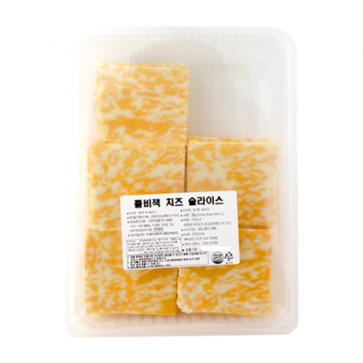 [주말특가] 콜비잭 슬라이스 치즈 2kg (1팩 / 2팩) 골라담기 (업체별도 무료배송)