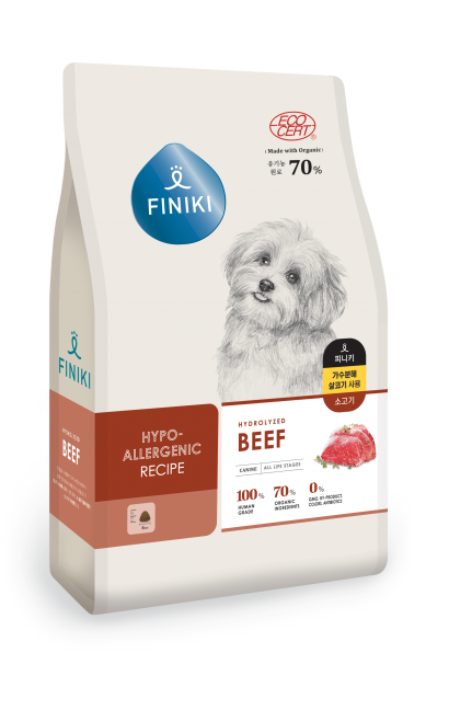 [피니키] 유기농 비프 강아지 사료 1kg  (업체별도 무료배송)
