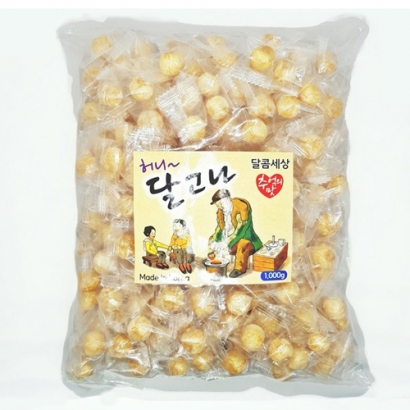 황금알 모양 캔디 허니 달고나 120알 (랜덤스낵 증정) (업체별도 무료배송)