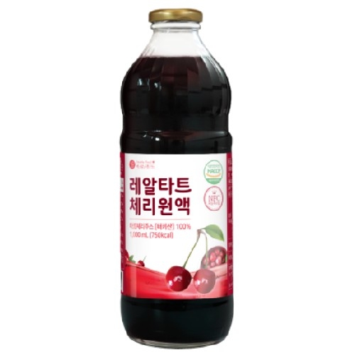 [재입고] 레알 타트체리원액 1L (업체별도 무료배송)