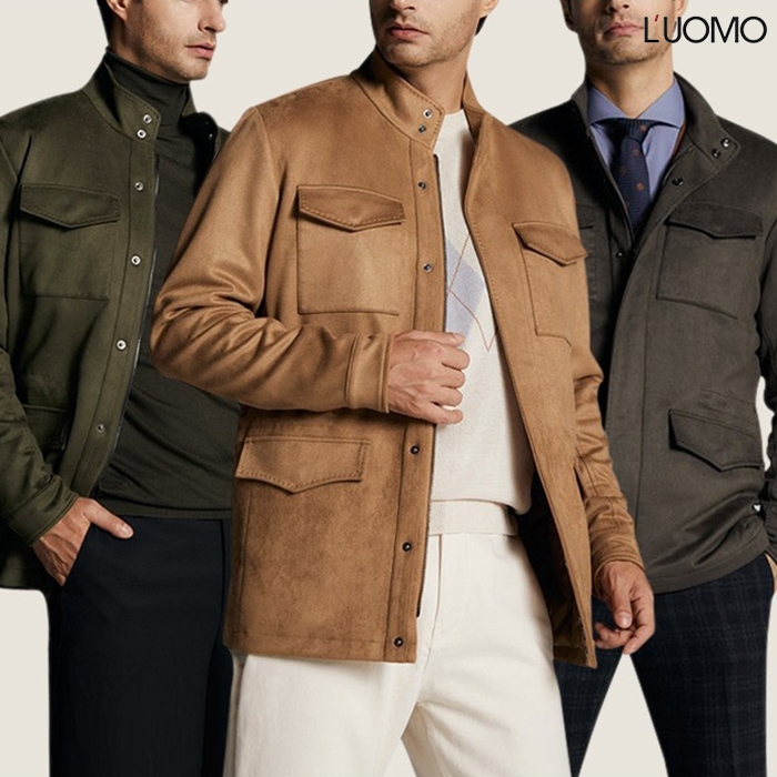 워모 남성 에코 스웨이드 재킷 21JW0411 색상 3종택1 (업체별도 무료배송)