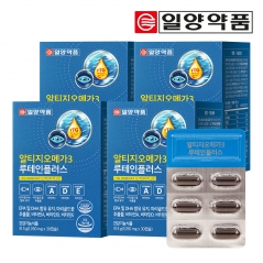 [일양약품] 알티지오메가3 루테인플러스 1,050mg*30캡슐x5박스(5개월분) (업체별도 무료배송)