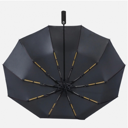 완전자동 3단 방풍 자외선 차단 우산 블랙 색상 (업체별도 무료배송)