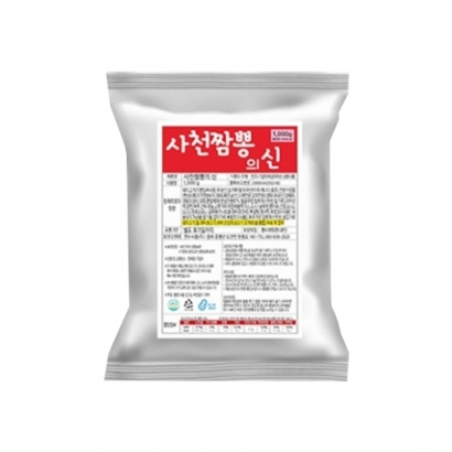사천 짬뽕의신 만두 1kg (업체별도 무료배송)