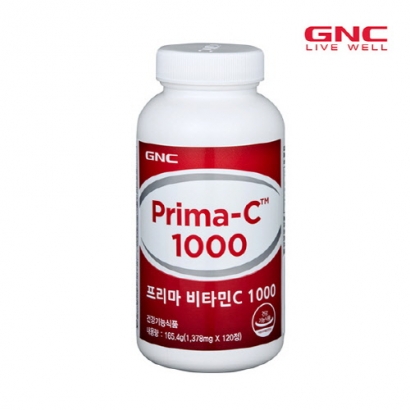 [GNC] 프리마 비타민C 1000 1,378mg*120정 (120일분) (업체별도 무료배송)
