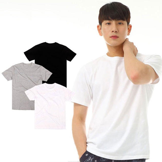 남녀공용 무지 30수 반팔 티셔츠 기본 라운드 면티 이너티 (4장이상 구매가능) (업체별도 무료배송)