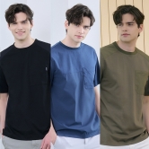 [홈쇼핑상품] [바스키아골프] 남성 브리즈 코튼 티셔츠 3종 택1 (업체별도 무료배송)
