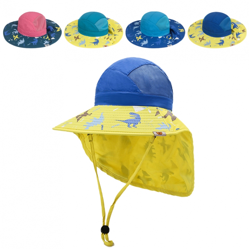 [키즈트리] 유아동 어린이 플랩캡 모자 버킷 차양 햇 MZ-109 (업체별도 무료배송)