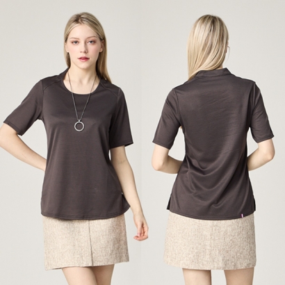 [홈쇼핑상품] [로코엘라] 그레인 체크 썸머 티셔츠 (업체별도 무료배송)