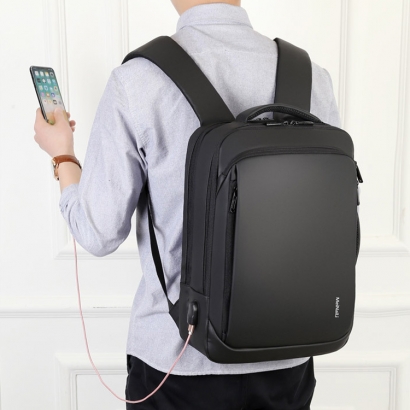 [뉴엔] 남자 직장인 여행용 대용량 노트북 백팩 가방 P19 (업체별도 무료배송)