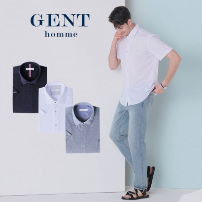 [홈쇼핑상품] [젠트옴므] 남성 캐주얼 기능성 셔츠 3종 택1 (업체별도 무료배송)