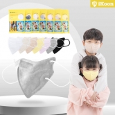 [아이쿤] 국산 새부리형 2D 컬러 마스크 아동용 50매 스티커 포함 (업체별도 무료배송)