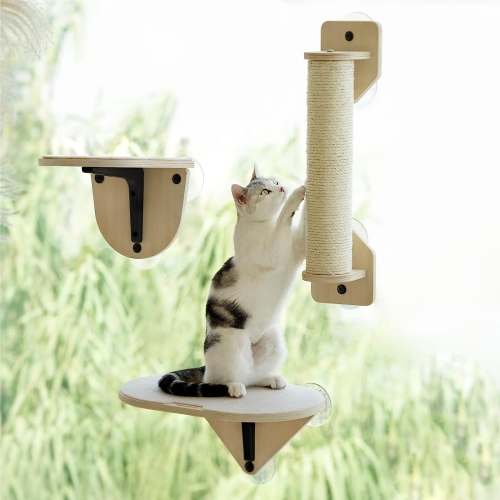 [올투펫] 고양이 창문 흡착형 스크래쳐 (업체별도 무료배송)