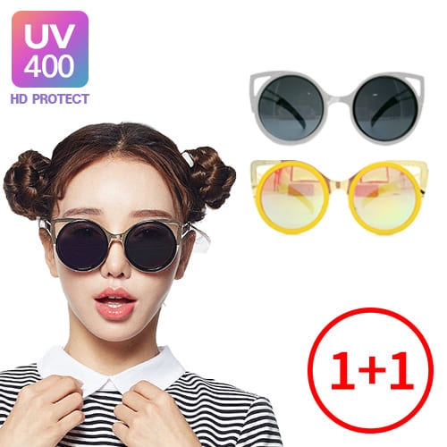 [1+1] UV400 PROTECT 여성 여자 선글라스 CATS (업체별도 무료배송)