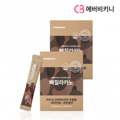 [에버비키니] 커피맛 다이어트 빠질라카노 3.3g*28포 x 2박스 (업체별도 무료배송)