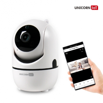 [유니콘IoT] 300만화소 CCTV 보안 IP카메라 초고화질 홈캠 (거치대제공) TCAM-S30 (업체별도 무료배송)