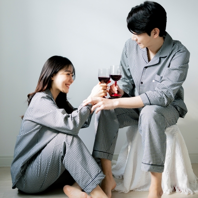 [테라우드] 남녀 커플 코튼 데일리 상하세트 잠옷 홈웨어 6종택1 (업체별도 무료배송)
