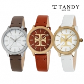 [TANDY] 탠디 시그니쳐 모던클래식 여성용 가죽 시계 T-1915 (업체별도 무료배송)