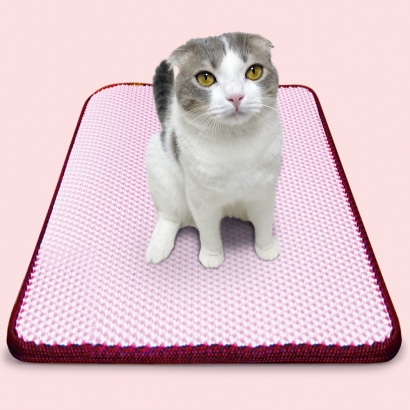 [마이티펫] 사막화방지 고양이 모래매트 대형 75 x 55 cm (업체별도 무료배송)