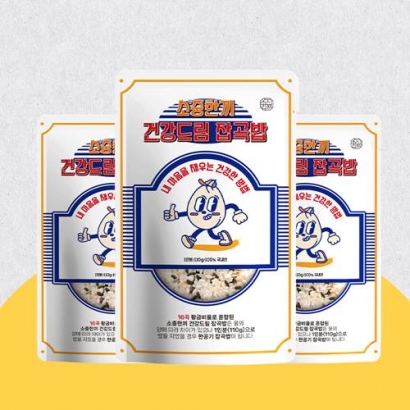 [소중한끼] 슈퍼푸드 잡곡쌀 여행 캠핑쌀 110g x 30팩 (업체별도 무료배송)