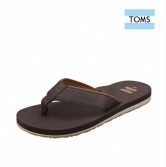 [TOMS] 탐스 CARILO FLIP FLOP(Brown Leather) 100005795 (업체별도 무료배송)