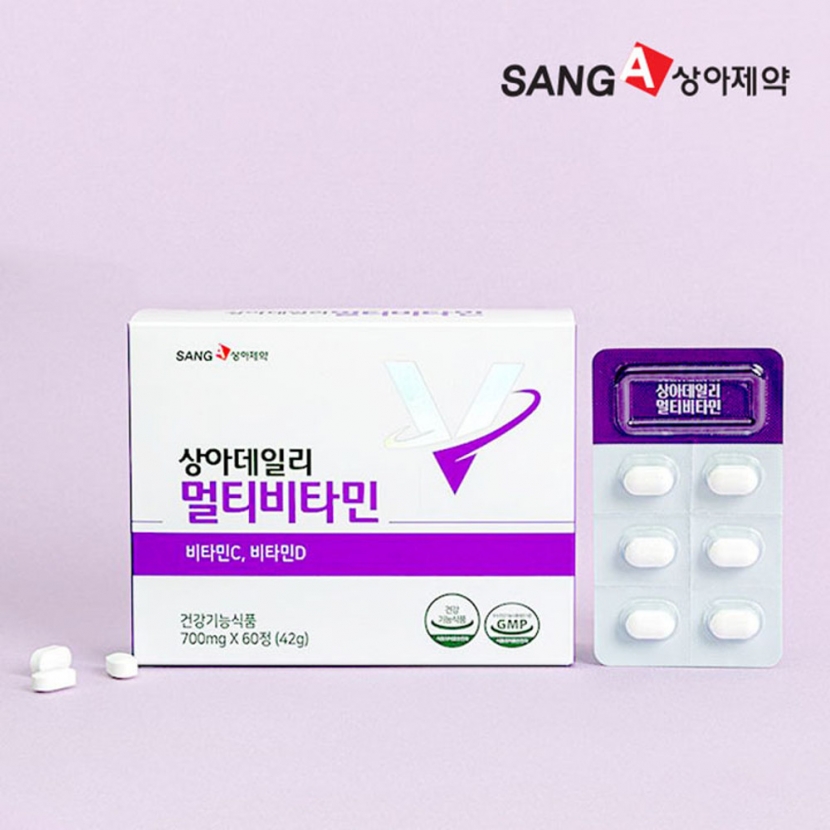 상아 데일리 멀티비타민 700mgx60정 (2개월분) (업체별도 무료배송)
