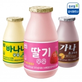 [재입고] [푸르밀] 가나초코우유/생바나나우유/딸기우유 225ml x 24개입 (업체별도 무료배송)