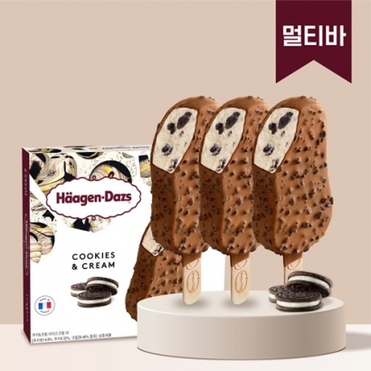 [하겐다즈] 아이스크림 3입 멀티바 골라담기 (업체별도 무료배송)[어린이날]
