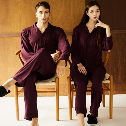 [테라우드] 남녀공용 커플 피치기모 스누그 카라 상하세트 잠옷 홈웨어 3컬러 (업체별도 무료배송)