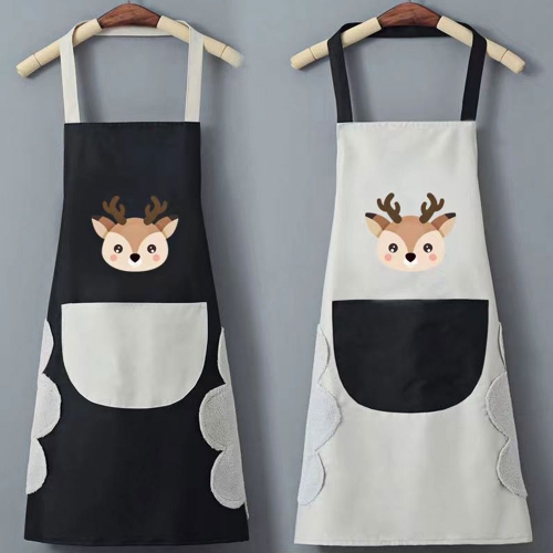 포켓 핸드타올 사슴 앞치마(2개이상구매가능) (업체별도 무료배송)