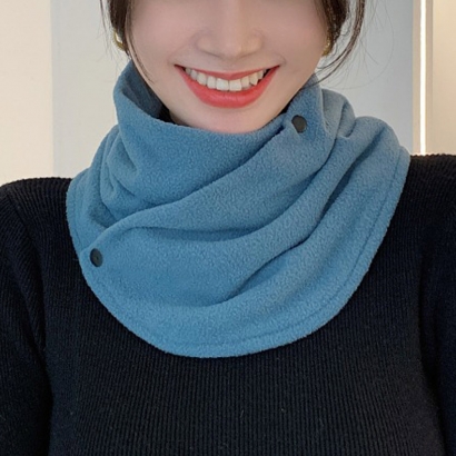 유니미스 여성 겨울 후리스 단추 넥워머 4color (3개이상 구매가능) (업체별도 무료배송)