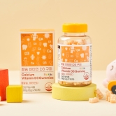 독일직수입 칼슘 비타민D3 구미 오렌지맛 90정 x 2병 (업체별도 무료배송)