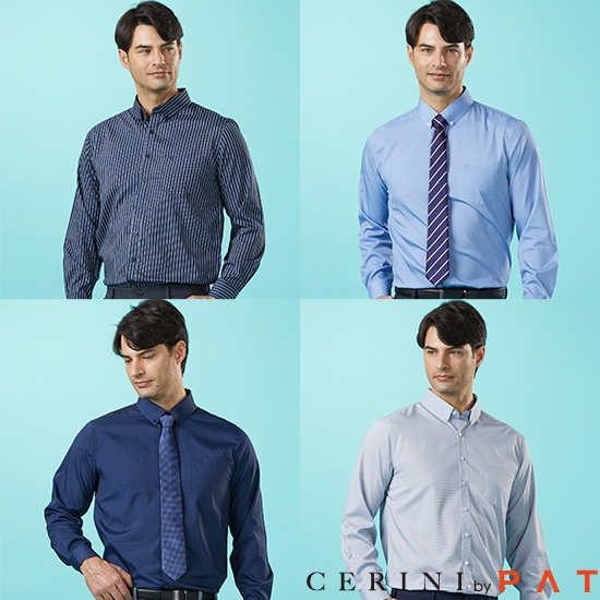 [홈쇼핑상품] [CERINI by PAT] 남성 심플 스판 셔츠 1종 24s (업체별도 무료배송)