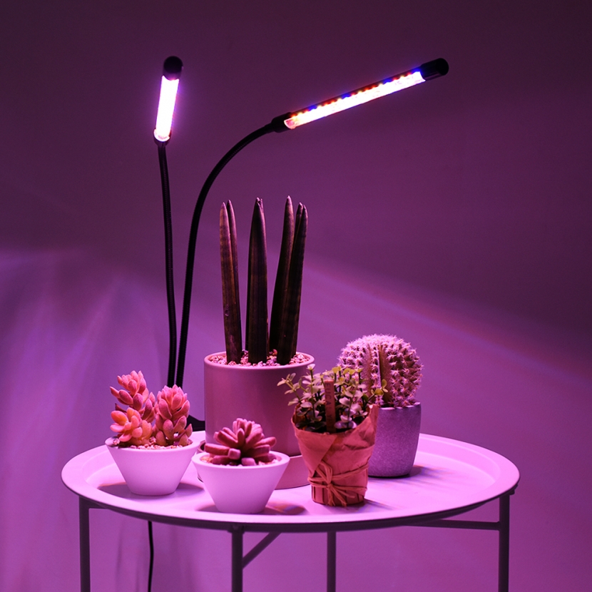 [노바리빙] 잎파랑 LED 식물등 윌로우 2헤드/4헤드 (업체별도 무료배송)