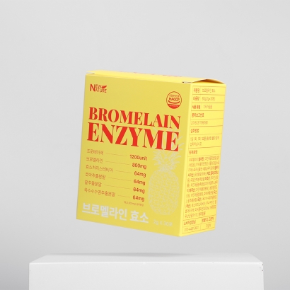 [1+1] 국내특허 브로멜라인 효소 파인애플맛 2g * 30포 (업체별도 무료배송)