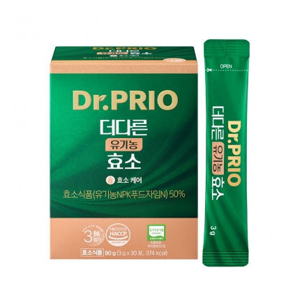 [닥터프리오] 더다른 유기농 효소 1개월분 (30포) (업체별도 무료배송)